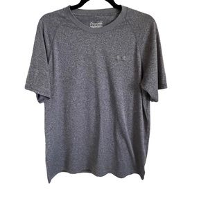 Mens Under Armour Athletic Top Loose Heat Gear - L Blue Hea…